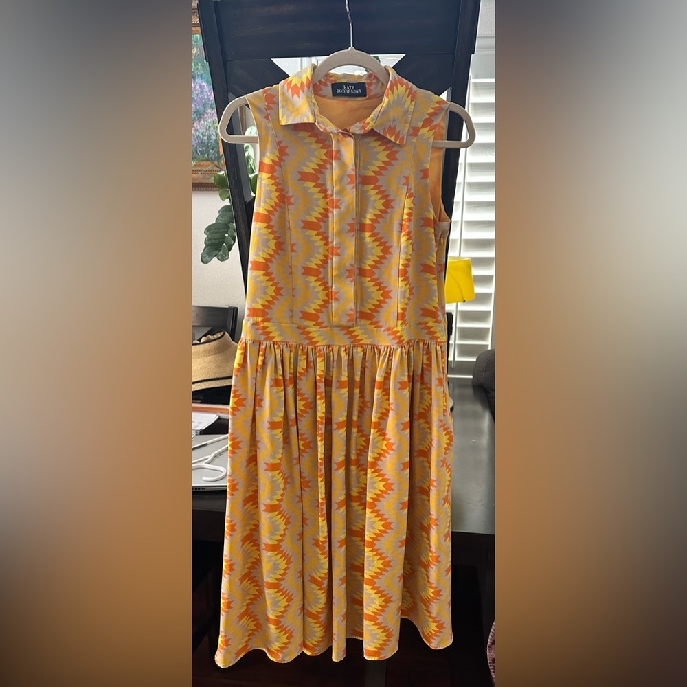 KATYA DOBRYAKOVA 100% shilk dress size S